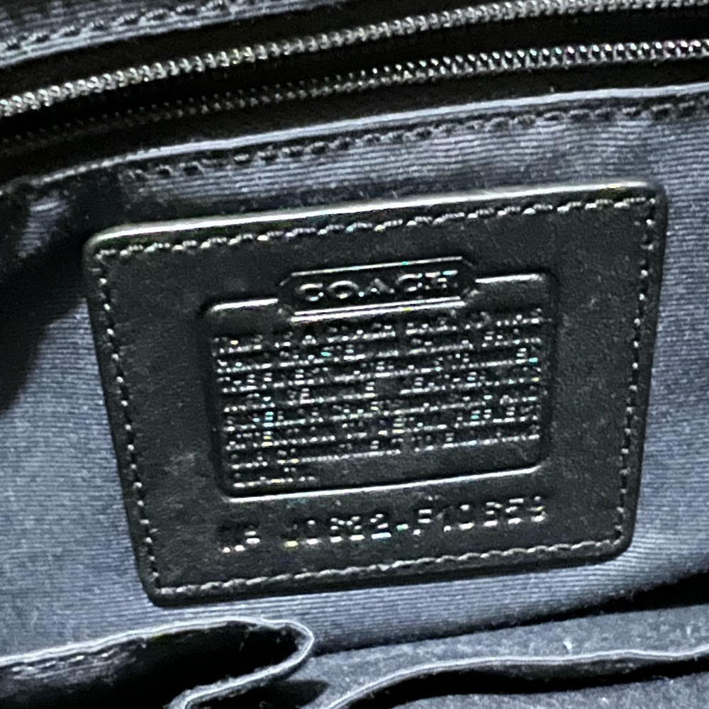 COACH Signature Legacy Tote Black - Picture 13 of 15